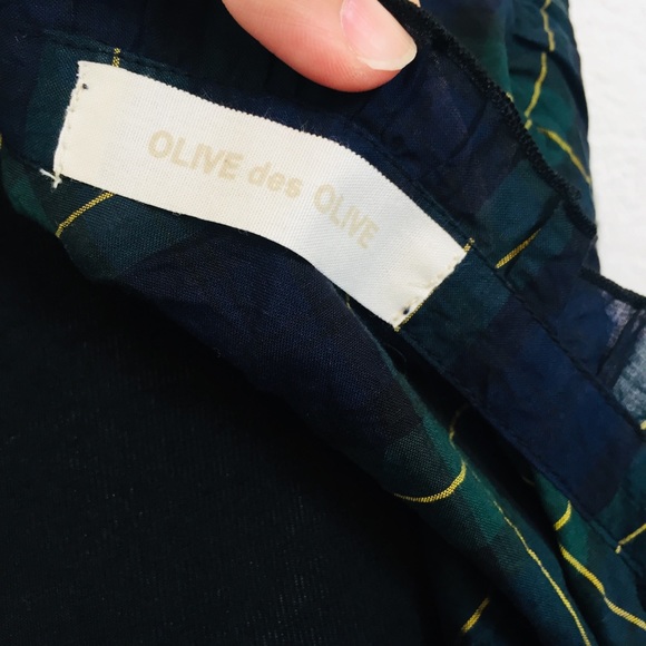 NWOT Plaid button down blouse - Picture 3 of 3